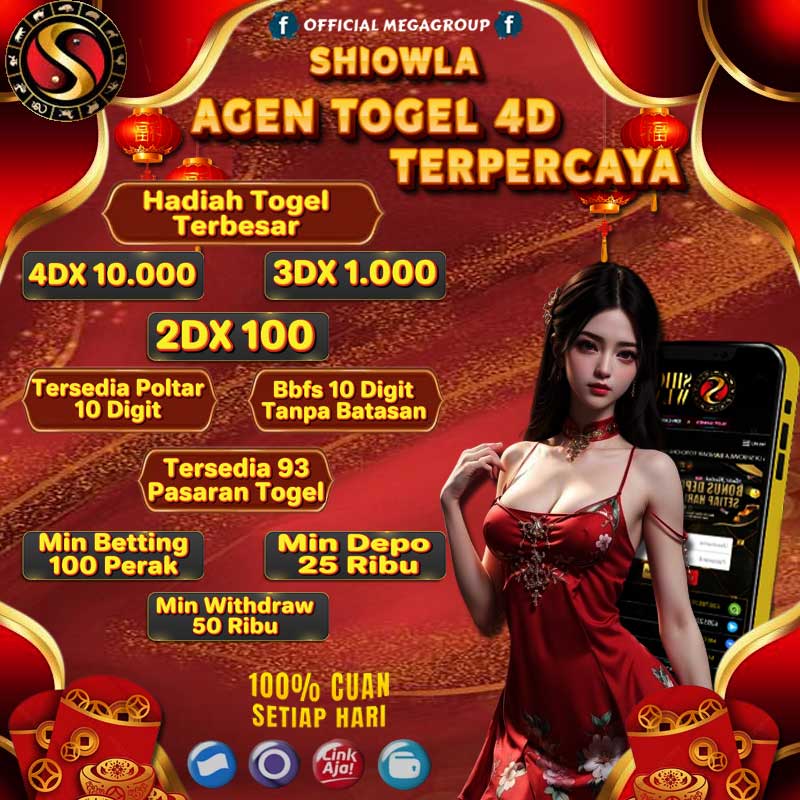 SHIOWLA: Situs Togel Online Terpercaya Hadiah 4D 10 Juta